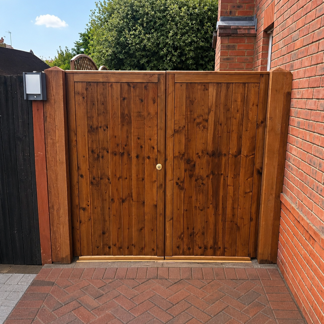Bespoke Timber Double Gates