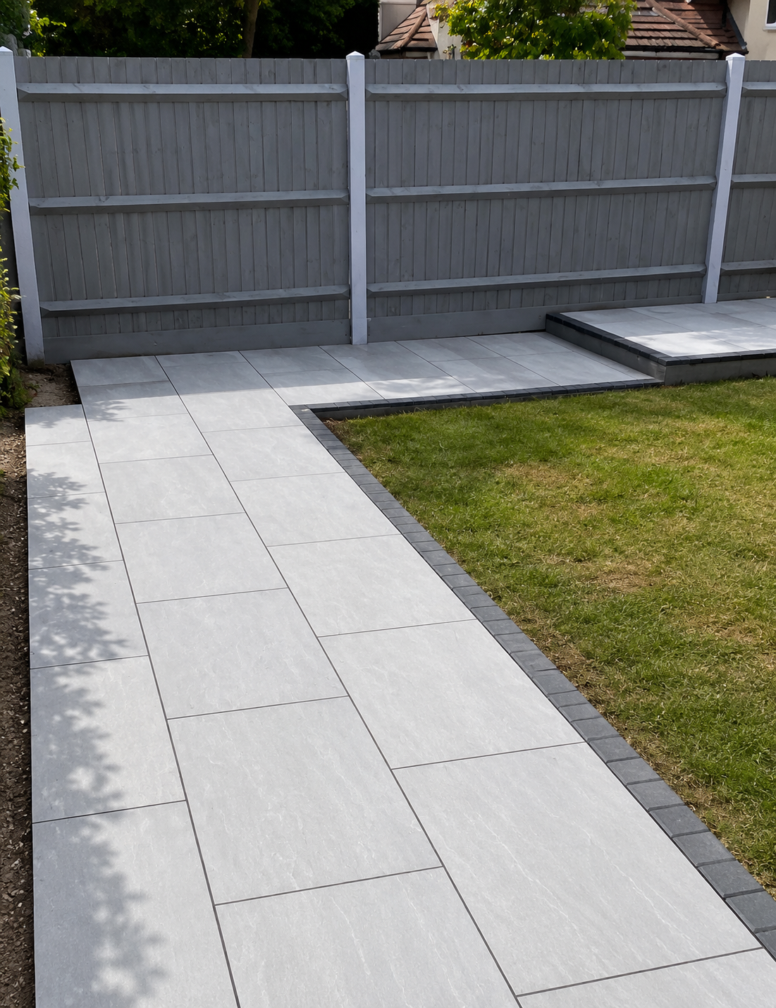Porcelain Path & Patio Edging